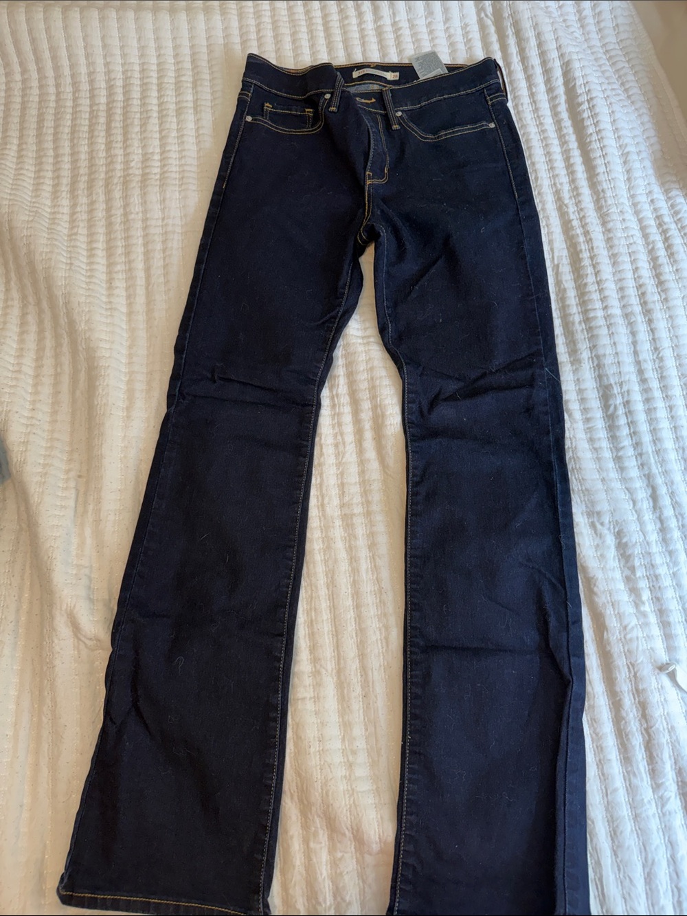 Women’s Dark Blue Stretch Levi’s Bootcut Jeans